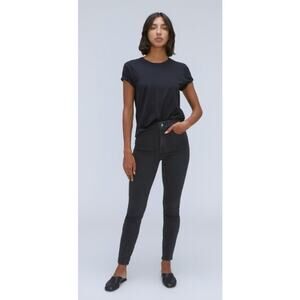 Everlane The Way High Skinny Jeans Women's 35 Black Slim High Rise Stretch Denim